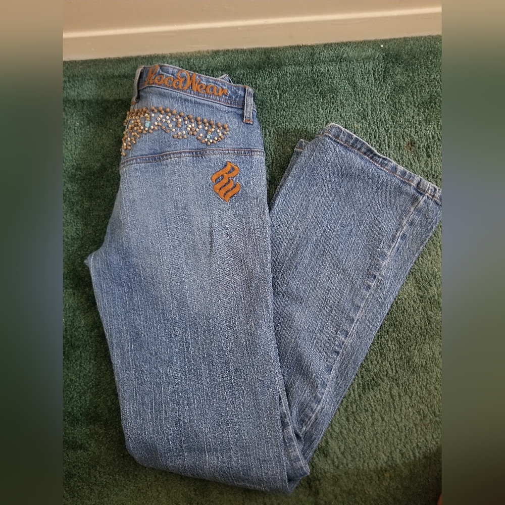 Rocawear Denim Jeans Size 9 Y2K